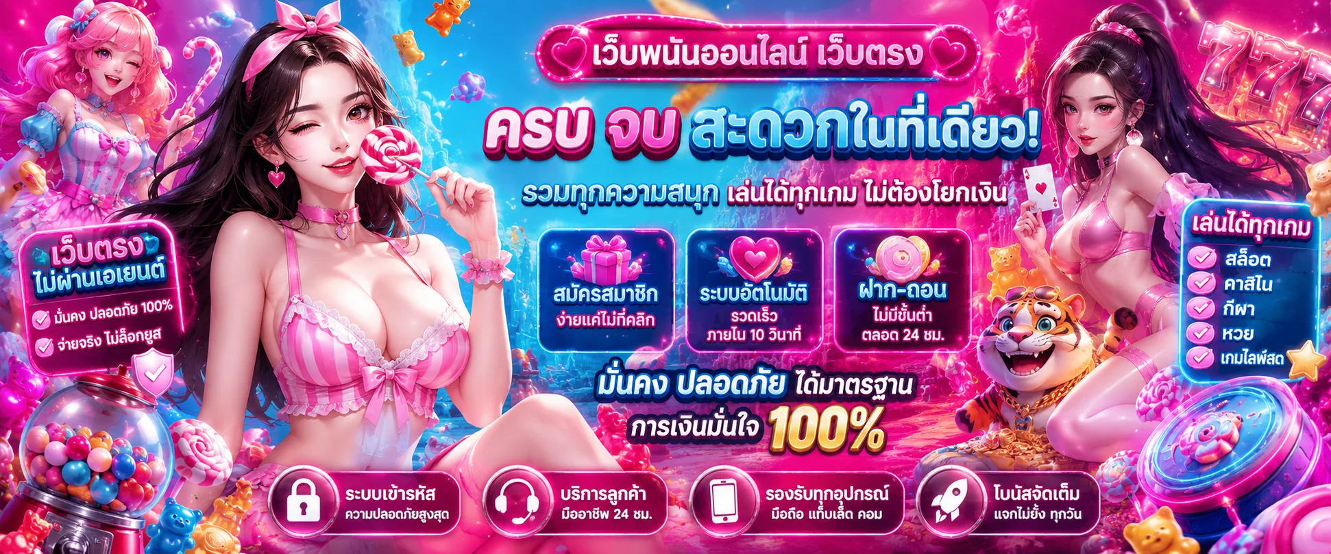 รวมค่ายเกมสล็อต NEKO777 ทุกค่ายในเว็บเดียว